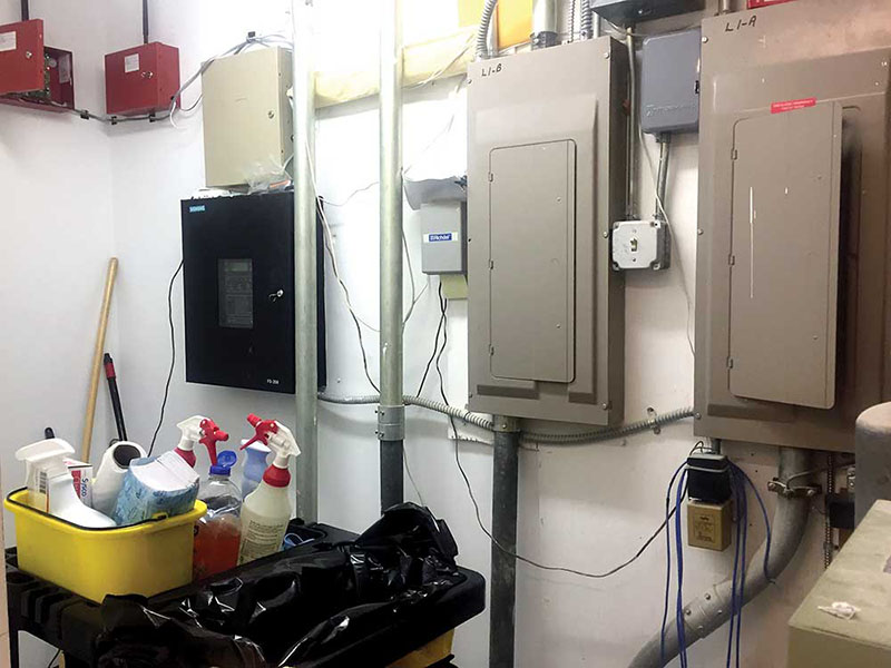 Photo 5. Previous working space violations at the International Office of IAEI.