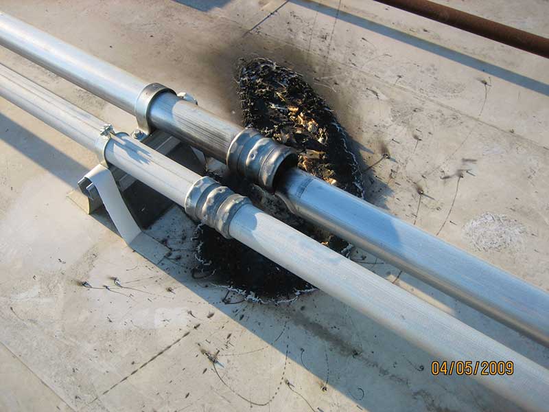 Photo 7. Incorrect EMT supports did not allow conduit to properly expand and contract, resulting in the EMT separating from the fitting. Arcs and sparks followed. Courtesy of Pete Jackson