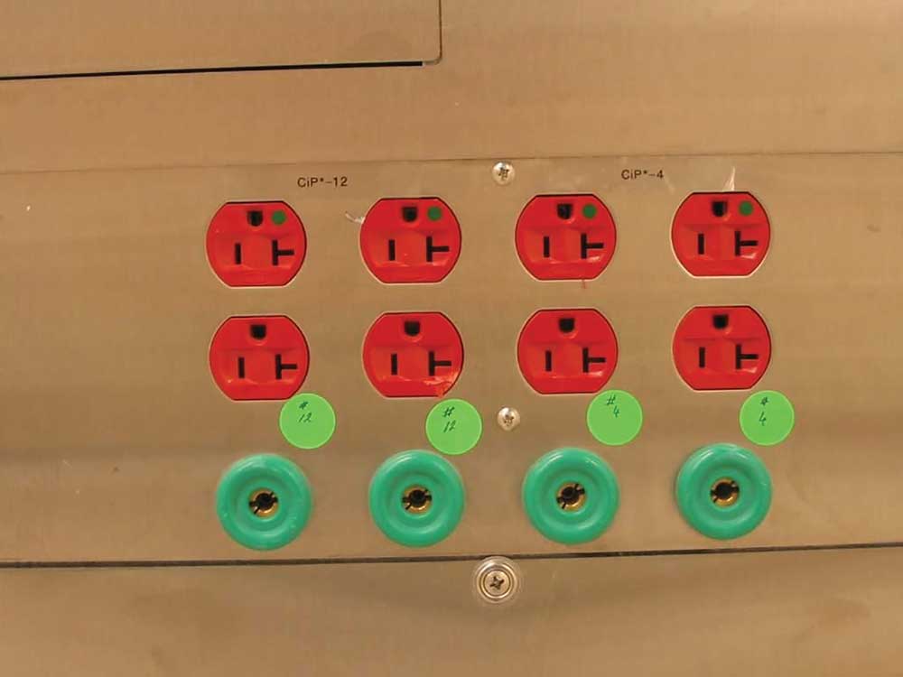 Photo 4. Patient Equipment Grounding Point