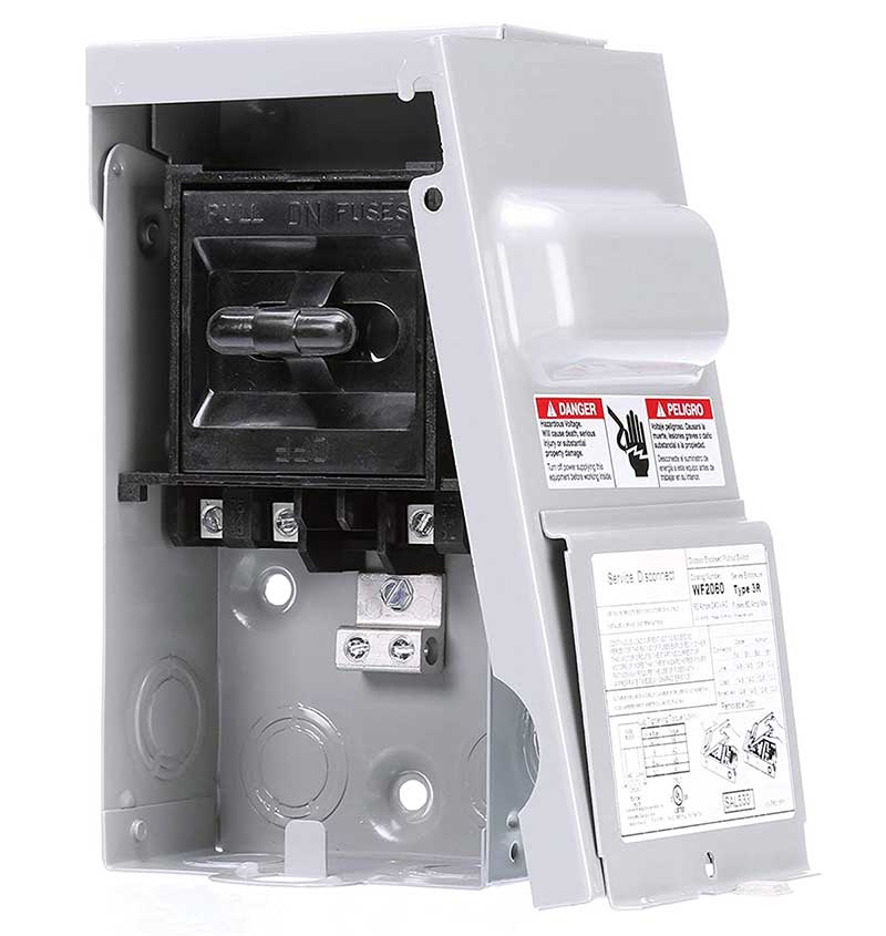 Photo 4. Pull out unfused ac disconnect. Courtesy of Siemens.