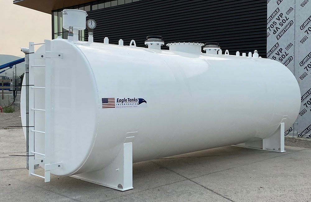 Photo 5. 5,000 gallon UL-142 diesel fuel tank.