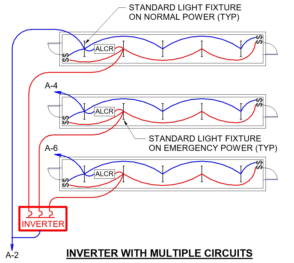 Figure 8. Corridor Egress Lighting. Figure courtesy of Garth Stevens