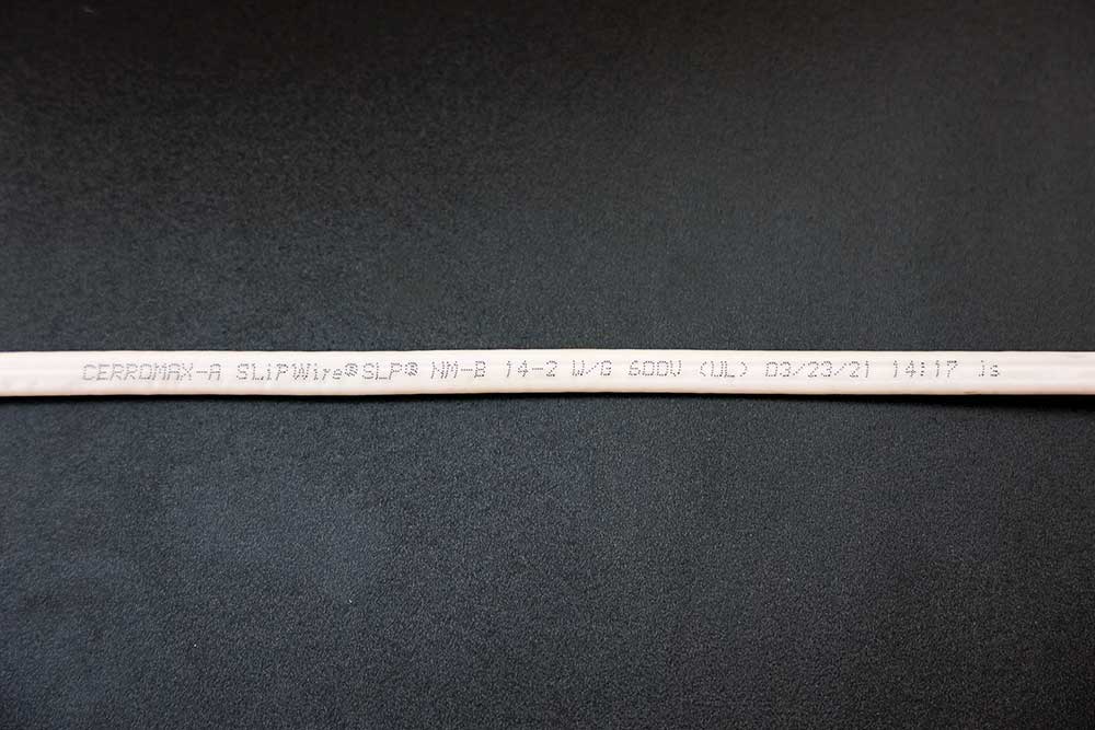 Photo 1. Example of a marked cable