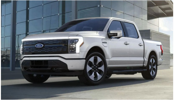 Photo 3. Ford F-150 Lightning electric truck. Courtesy of Ford Motors