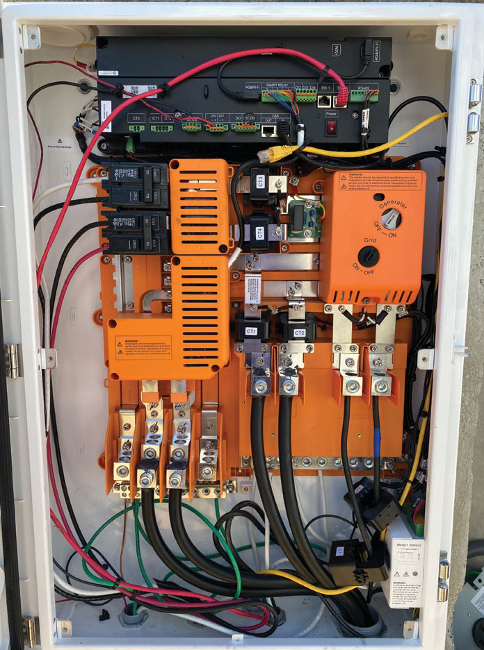 Figure 4. Inside Installed MID on Load Side of Service Disconnect