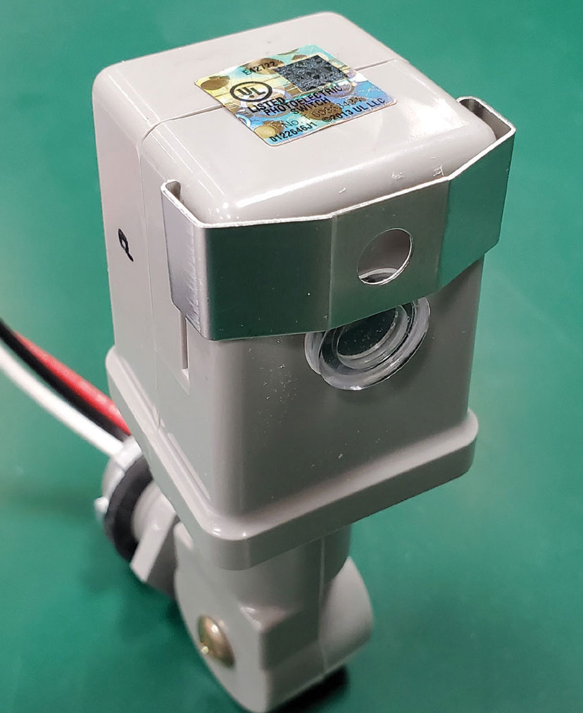 Photo 3. Typical photocell for control of exterior lighting