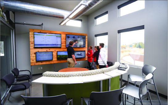 Photo 2. Nature preserve features advanced clean-energy microgrid