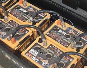 Photo 2. Batteries being used as part of an energy storage system.